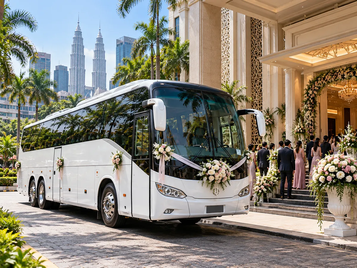 Wedding Bus Hire Kuala Lumpur